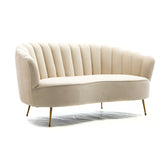 Aria Loveseat - White RENTAL